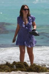 Tanya Burr on the Beach in Miami 03/24/2018