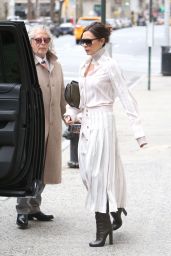 Victoria Beckham and David Beckham Out in New York City 03/04/2018