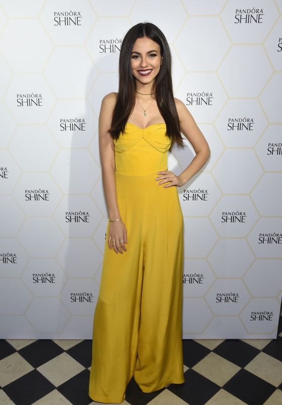 Victoria Justice - PANDORA Jewelry Shine Collection Launch in NYC