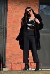 Victoria Justice – Poses for the Camera in Dumbo, Brooklyn