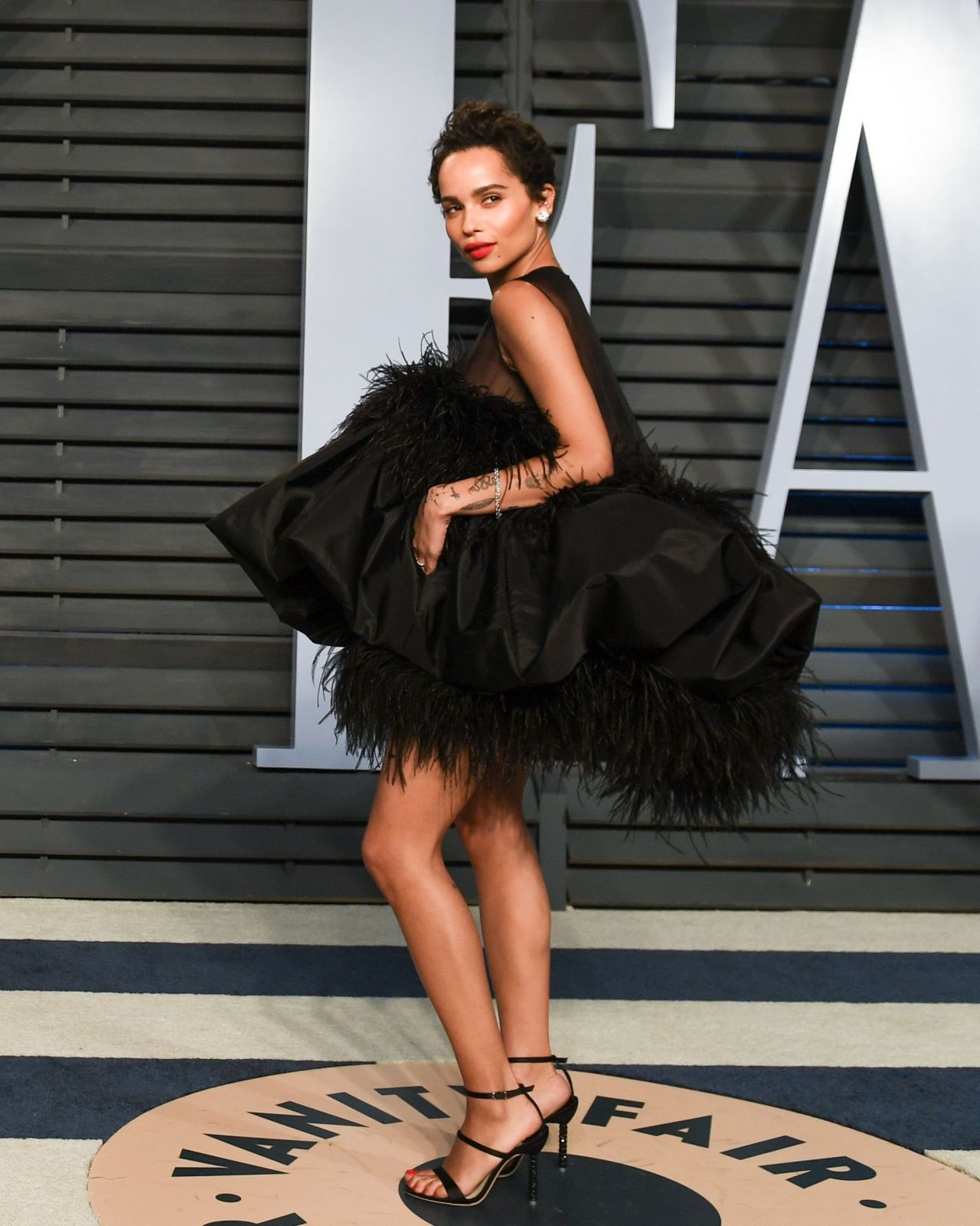 Zoe Kravitz 2018 Vanity Fair Oscar Party in Beverly Hills • CelebMafia