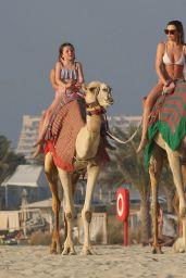 Abbey Clancy in Bikini - Le Royal Meridien Beach Resort in Dubai