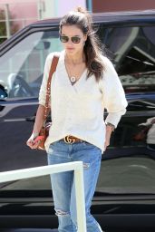 Alessandra Ambrosio Heads to Lunch at The Ivy in Santa Monica 04/19/2018