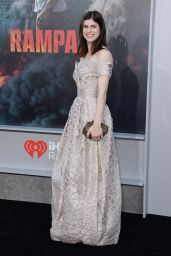 Alexandra Daddario - "Rampage" Premiere in LA