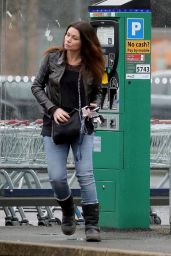 Alison King Urban Street Style - Out in Wilmslow, Cheshire 04/02/2018