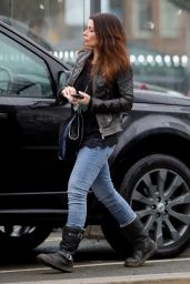 Alison King Urban Street Style - Out in Wilmslow, Cheshire 04/02/2018