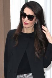 Amal Clooney Style - Out in New York City 04/12/2018