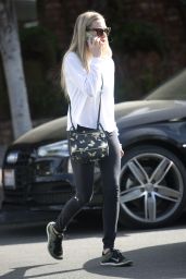 Amanda Seyfried  at the "Alfred Coffee Shop" on Melrose Place in West Hollywood 04/06/2018