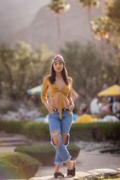 Amy Jackson – Festival Kick-Off Brunch at Coachella 2018