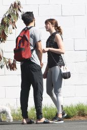 Ana De Armas and Her Boyfriend in Los Angeles 03/29/2018