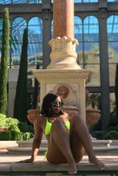 Ashanti in Bikini - Social Media 04/11/2018