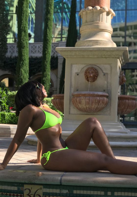 Ashanti in Bikini - Social Media 04/11/2018