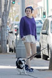 Bella Thorne - Leaving The Blu Jam Cafe in LA 04/01/2018