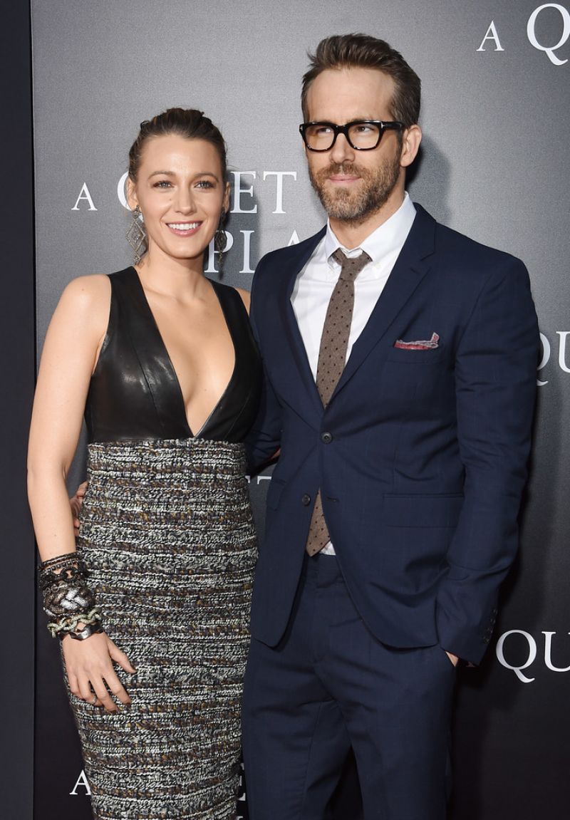 Blake Lively And Ryan Reynolds A Quiet Place Premiere In Nyc • Celebmafia 