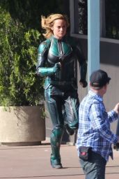 Brie Larson - "Captain Marvel" Set in Los Angeles 04/26/2018