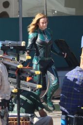 Brie Larson - "Captain Marvel" Set in Los Angeles 04/26/2018