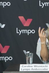 Caroline Wozniacki - Named Lympo App Ambassador in Monaco 04/18/2018