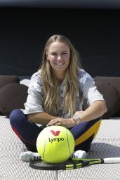 Caroline Wozniacki - Named Lympo App Ambassador in Monaco 04/18/2018