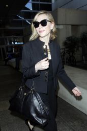 Cate Blanchett at LAX Airport in Los Angeles 04/22/2018