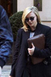 Chloe Moretz - Leaves a Downtown Hotel in NYC 04/23/2018