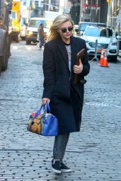 Chloe Moretz - Leaves a Downtown Hotel in NYC 04/23/2018