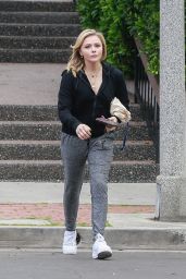 Chloe Moretz - Visiting Driends at an Apartment Building in Culver City 04/04/2018