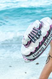 Claudia Romani in Bikini - Celebrating Her Birthday on South Beach 04/14/2018