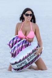 Claudia Romani in Bikini - Celebrating Her Birthday on South Beach 04/14/2018