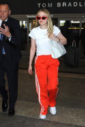 Dakota Fanning at LAX Airport 04/20/2018