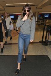 Dakota Johnson at LAX Airport in LA 04/03/2018