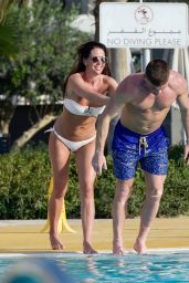 Danielle Lloyd Hot in Bikini - Poolside in Dubai 04/02/2018