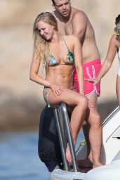 Danielle Moinet in Bikini on Boat in Mexico