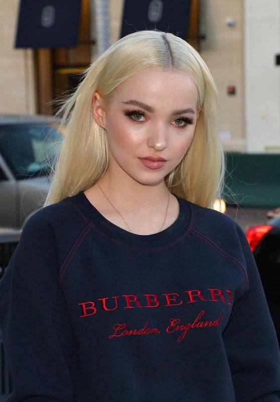 Dove Cameron - Arrives at a Party at the Rodeo Drive Burberry Store in Beverly Hills