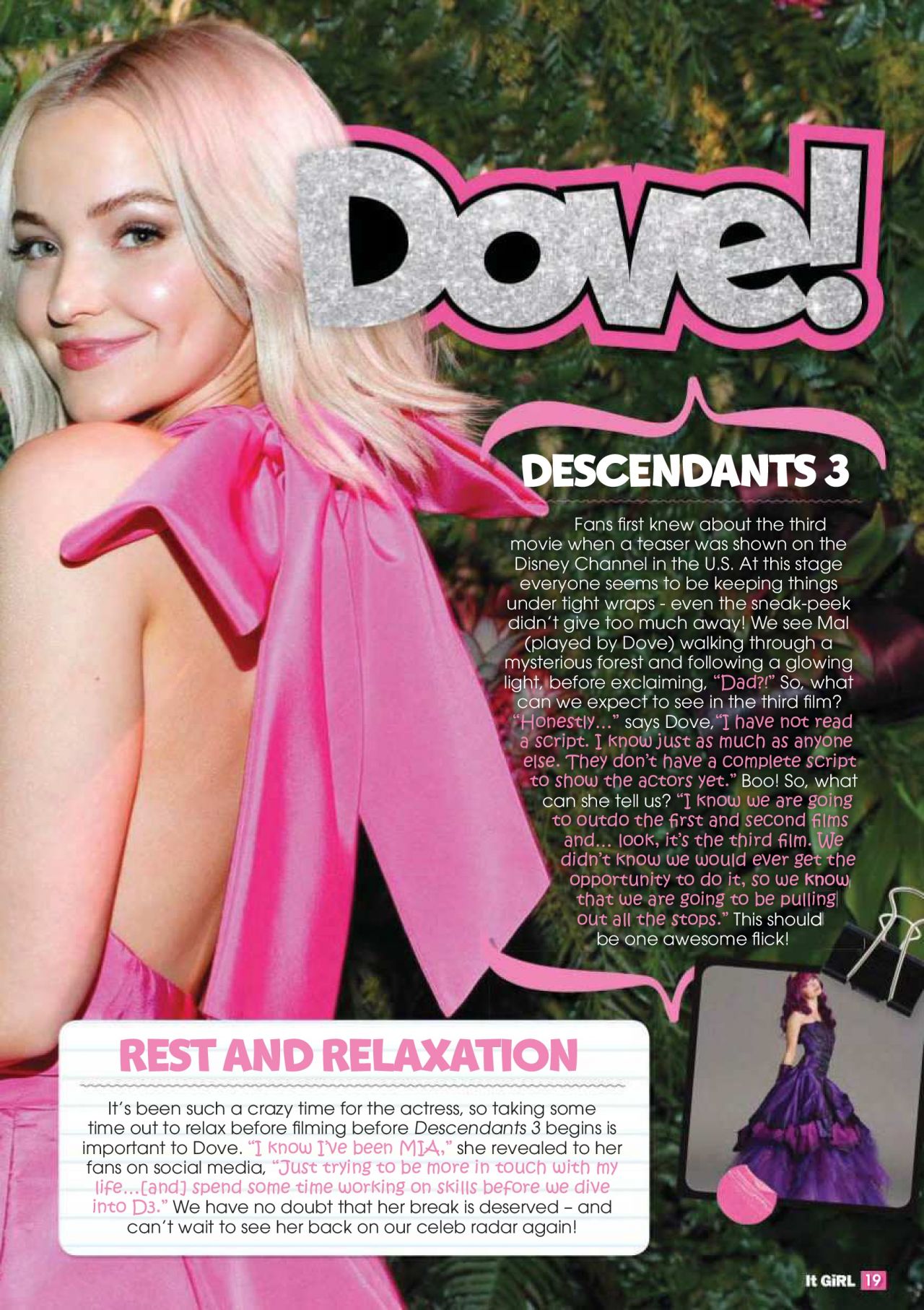 Dove Cameron - It GiRL Magazine May 2018 Issue • CelebMafia