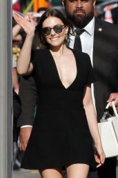 Elizabeth Olsen - Arriving to Appear on Jimmy Kimmel Live in Hollywood 04/26/2018