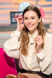 Elizabeth Olsen - Visits the "Lorraine" TV Show in London 04/11/2018