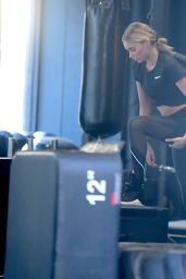 Elsa Hosk Candids - At the Gym in NYC 04/12/2018