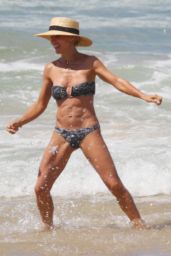 Elsa Pataky in Bikini at the Beach in Byron Bay, April 2018