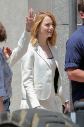 Emma Stone in Downtown Los Angeles 04/28/2018