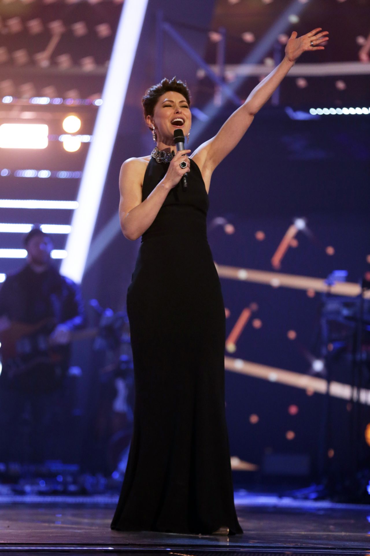 Emma Willis - "The Voice UK" TV Show, S7E13 in London 03/31/2018