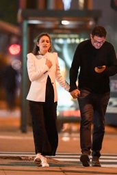 Emmy Rossum - Romantic Late Night Stroll With Her Husband in LA 04/19/2018