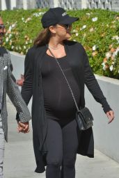 Eva Longoria in All Black Out in Beverly Hills 04/12/2018