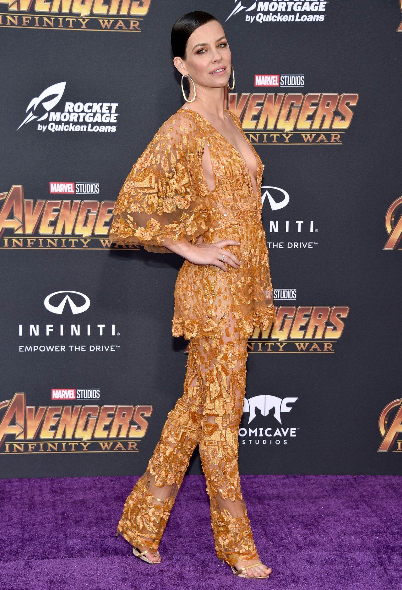 Evangeline Lilly – “Avengers: Infinity War” Premiere in LA • CelebMafia