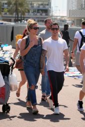Gemma Atkinson and Boyfriend Gorka Marquez Sightseeing in Barcelona 04/18/2018