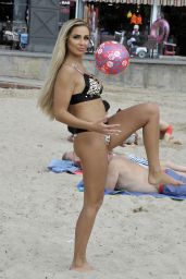 Georgia Cole Bikini Photoshoot - Beach in Spain 04/17/2018