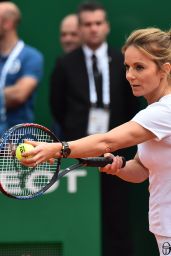 Geri Halliwell - Charity Tennis Event During Rolex Masters Tournament in Monte-Carlo 04/14/2018