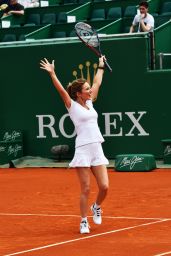 Geri Halliwell - Charity Tennis Event During Rolex Masters Tournament in Monte-Carlo 04/14/2018