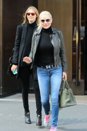 Gigi Hadid and Yolanda Hadid - Leaving the Trump Soho Hotel in NYC 04/04/2018