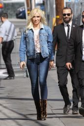 Gwen Stefani - Arrive to Appear on Jimmy Kimmel Live in Hollywood 04/18/2018