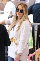 Hilary Duff at Farmers Market in Los Angeles 04/29/2018